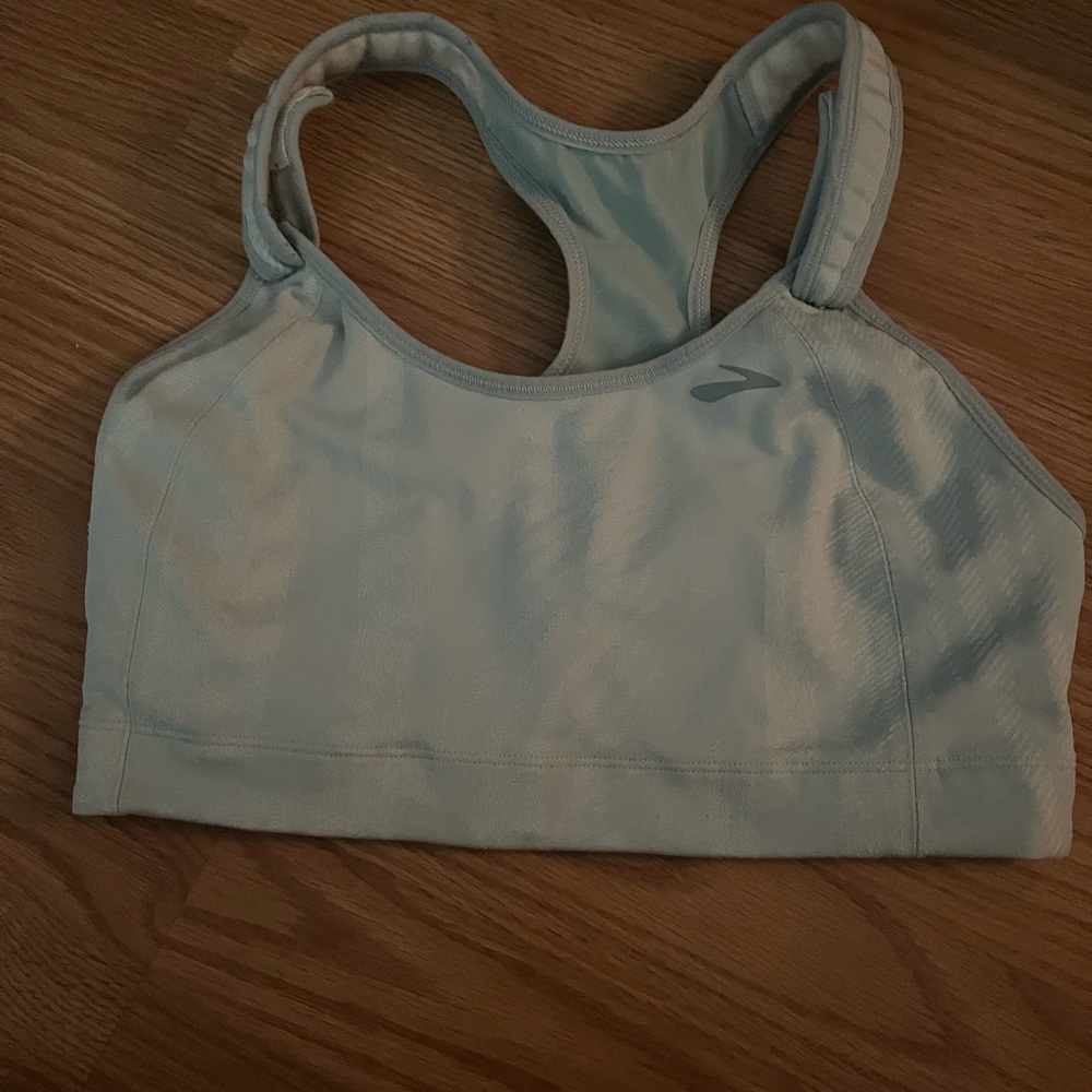 Brooks Women's Light Blue Sports Bra High Support